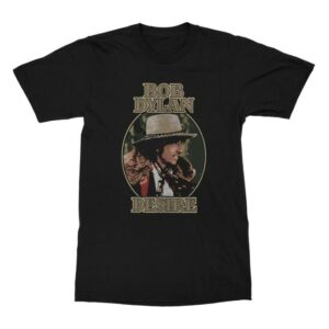 Bob Dylan Store Merch Desire Black T-Shirt