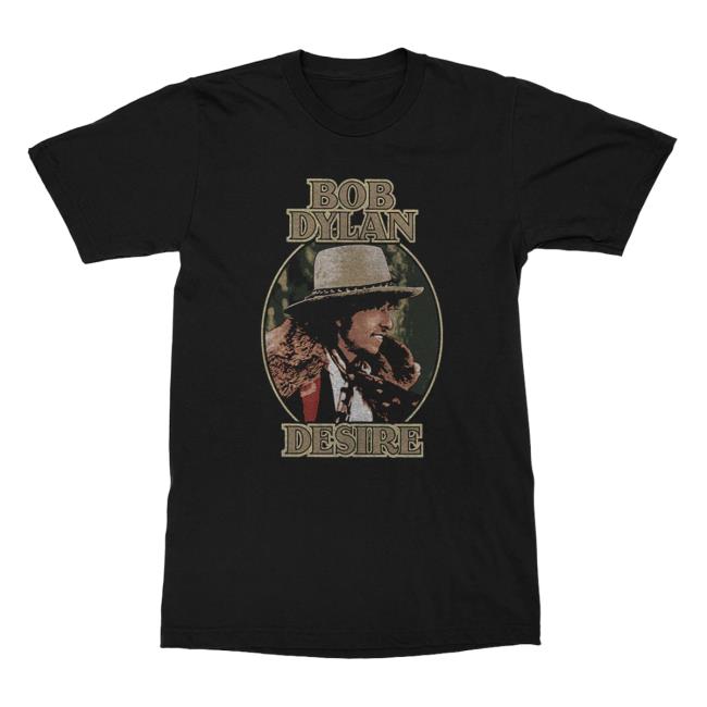 Bob Dylan Store Merch Desire Black T-Shirt Bob Dylan Store Merch Desire Black T-Shirt