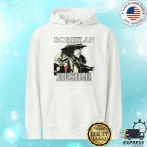 Bob Dylan Store Merch Desire Off White Heather Hoodie