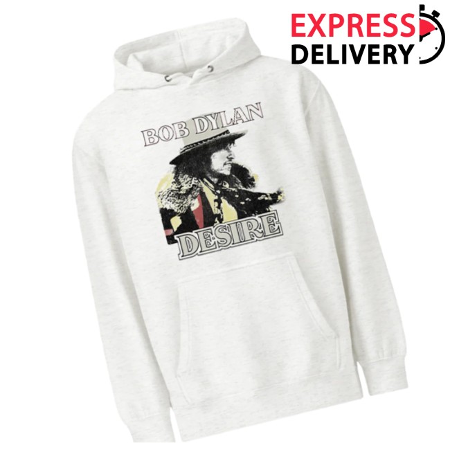 Bob Dylan Store Merch Desire Off White Heather Hoodie Bob Dylan Store Merch Desire Off White Heather Hoodie