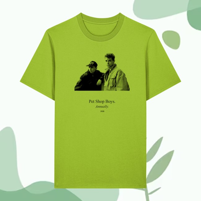 Pet Shop Boys Store Merch Annually 2026 T-Shirt Pet Shop Boys Store Merch Annually 2026 T-Shirt