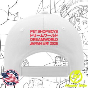 Pet Shop Boys Store Merch Japan 2026 White Cap
