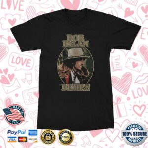 Bob Dylan Merch Store Desire Black T-Shirt