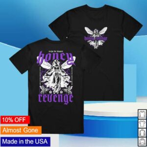 Honey Revenge Merch Store Angel Black T-Shirt