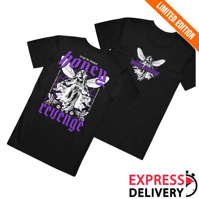 Honey Revenge Merch Store Angel Black T-Shirt Honey Revenge Merch Store Angel Black T-Shirt