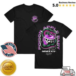 Honey Revenge Merch Store Poison Apple Baby Traditional Black T-Shirt