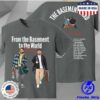 kenny the basement yard store merch tby 2025 to the world vintage black tour tee upsds