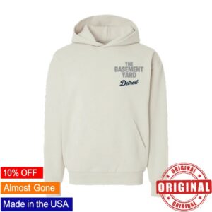 The Basement Yard Store Merch Tby Ftbt…Detroit Ivory Hoodie