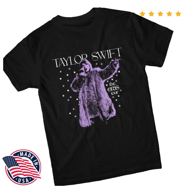 Thetedellis Store Merch Taylor Swift The Eras Tour Live Photo Stars Tshirt Black Thetedellis Store Merch Taylor Swift The Eras Tour Live Photo Stars Tshirt Black