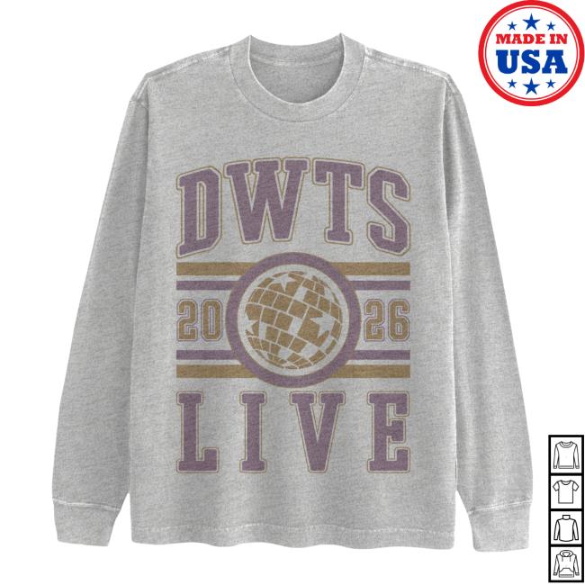 Dancing With The Stars Store Merch Dancing With The Stars Live Long Sleeve Tee Dancing With The Stars Store Merch Dancing With The Stars Live Long Sleeve Tee