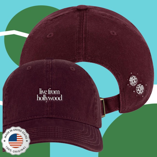 Dancing With The Stars Store Merch Live From Hollywood Maroon Hat Dancing With The Stars Store Merch Live From Hollywood Maroon Hat