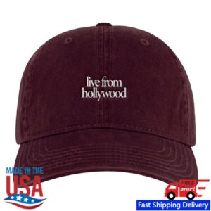 Dancing With The Stars Store Merch Live From Hollywood Maroon Hat
