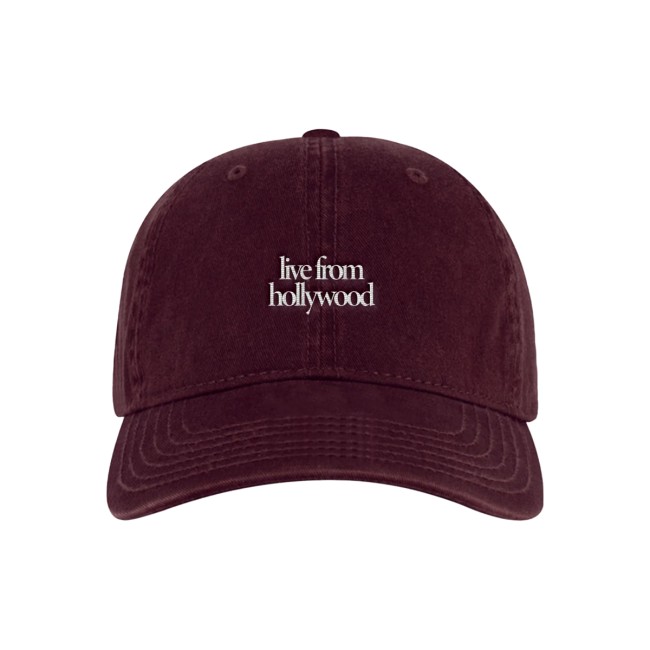 Dancing With The Stars Store Merch Live From Hollywood Maroon Hat Dancing With The Stars Store Merch Live From Hollywood Maroon Hat