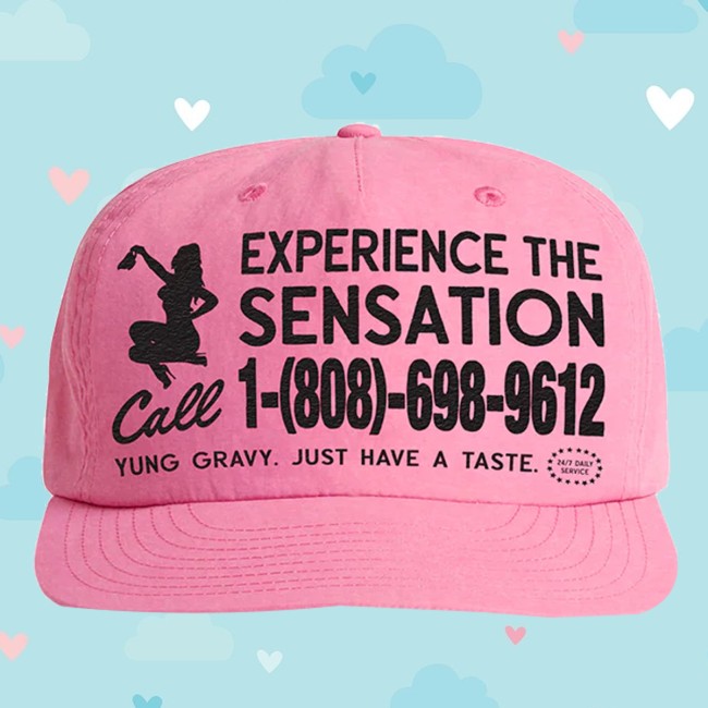Yung Gravy Store Merch Call Me Hat Pink Yung Gravy Store Merch Call Me Hat Pink