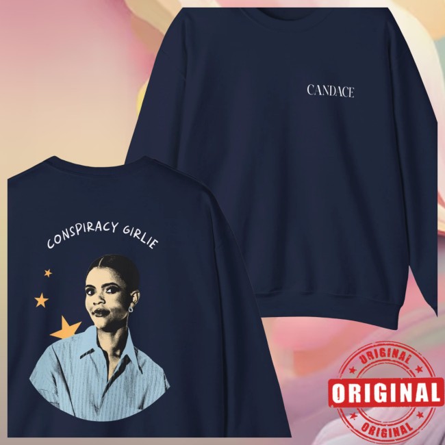 Candace Owens Store Merch Conspiracy Girlie Crewneck Candace Owens Store Merch Conspiracy Girlie Crewneck