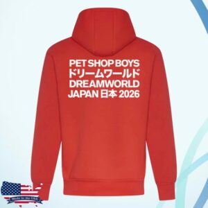 Pet Shop Boys Store Merch Japan 2026 Red Hoodie