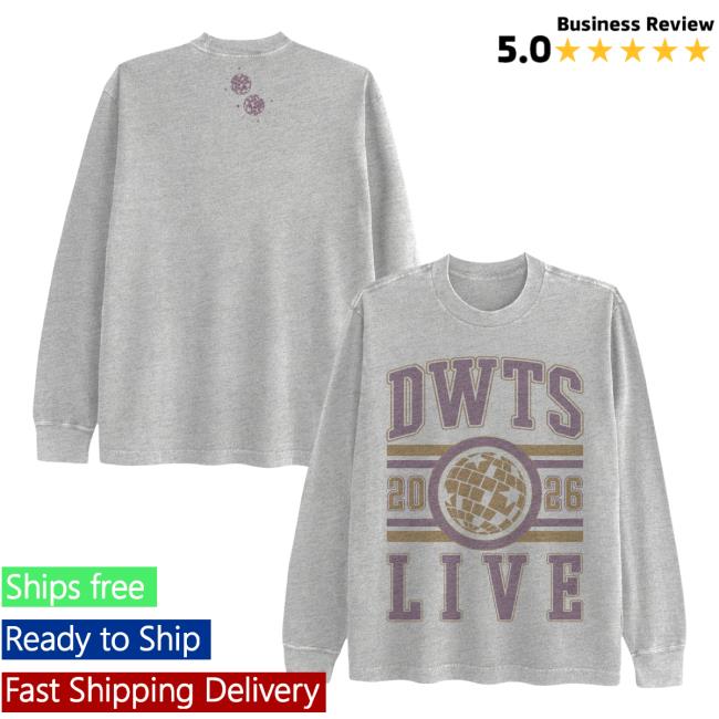 Dancing With The Stars Store Merch Dancing With The Stars Live Long Sleeve Tee Dancing With The Stars Store Merch Dancing With The Stars Live Long Sleeve Tee