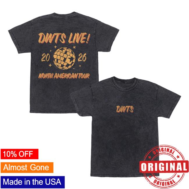Dancing With The Stars Store Merch Dwts Live 2026 North American Tour Tee Dancing With The Stars Store Merch Dwts Live 2026 North American Tour Tee