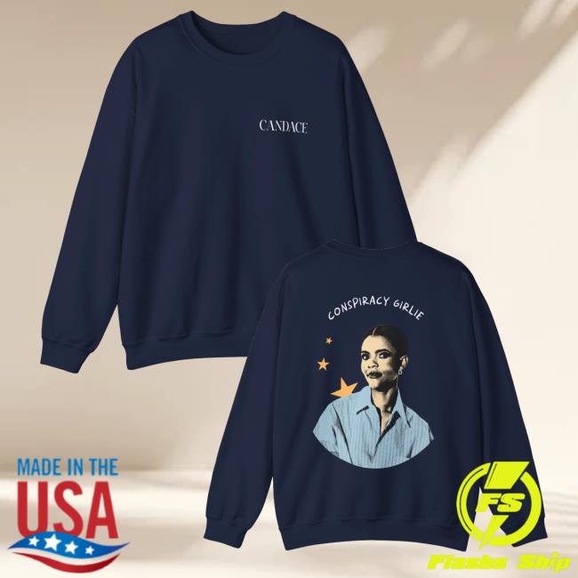 Candace Owens Shop Merch Store Conspiracy Girlie Crewneck Candace Owens Shop Merch Store Conspiracy Girlie Crewneck