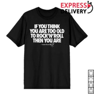 Motorhead Merch Store Too Old To Rock N Roll Tee