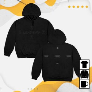 2Hollis Shop Merch Store 2H Black Running Horse Hoodie