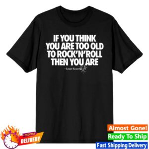 Motorhead Store Merch Too Old To Rock N Roll Tee