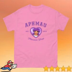 Aphmauverse Merch Store Aphmau Phoenix Drop Varsity Tee