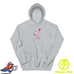 Peanuts Store Merch Peanuts Hoodie Hello Love
