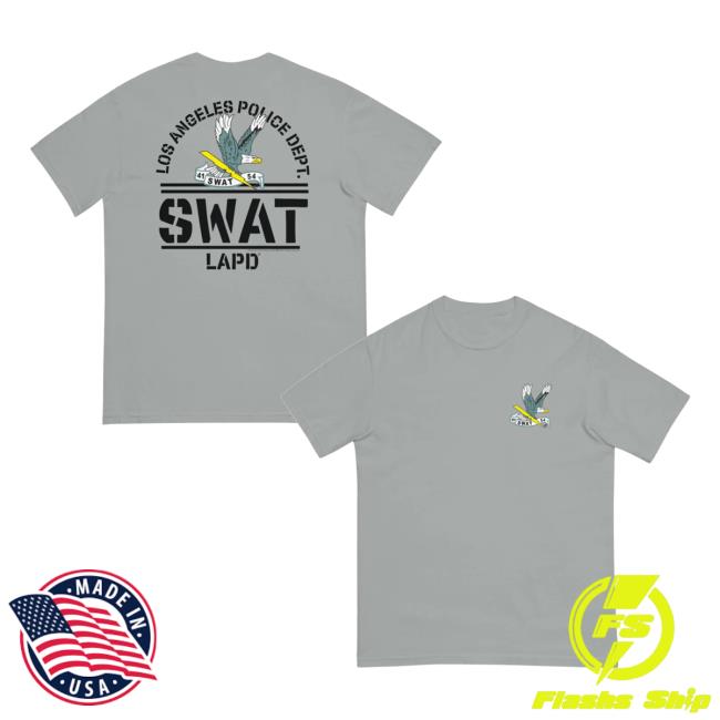 The Lapd Store Merch Swat Stencil Logo Comfort Colors T-Shirt The Lapd Store Merch Swat Stencil Logo Comfort Colors T-Shirt