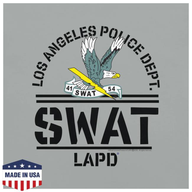 The Lapd Store Merch Swat Stencil Logo Comfort Colors T-Shirt The Lapd Store Merch Swat Stencil Logo Comfort Colors T-Shirt