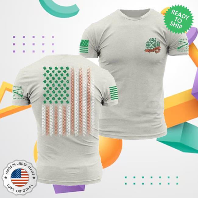 Grunt Style Merch Store Shop This We’ll Defend Irish Colors T-Shirt