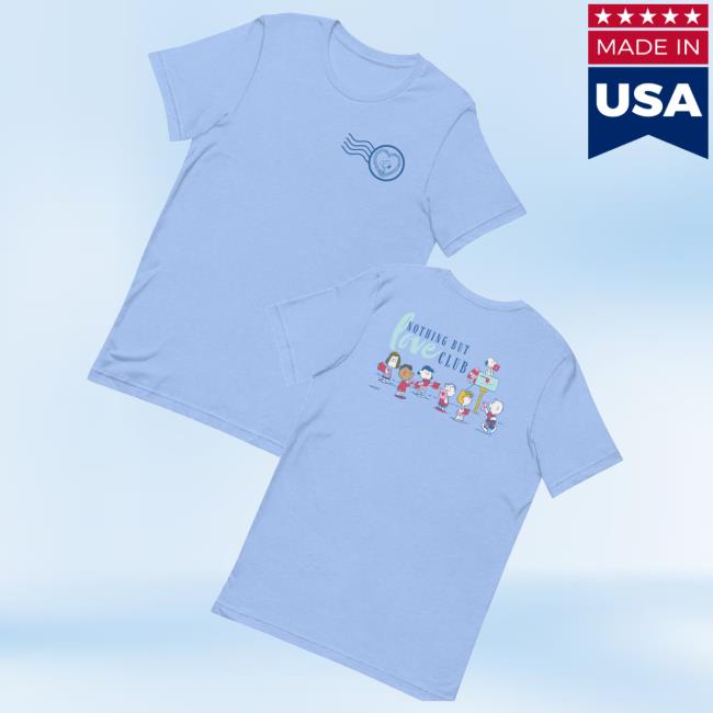Peanuts Store Merch Shop Peanuts T-Shirt Nothing But Love Club Peanuts Store Merch Shop Peanuts T-Shirt Nothing But Love Club