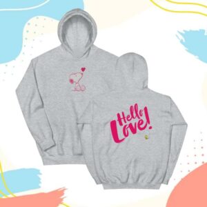 Peanuts Store Merch Shop Peanuts Hoodie Hello Love