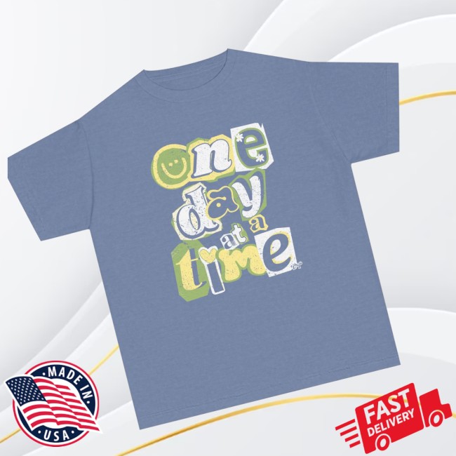 Tucked And Threaded Store Merch One Day At A Time Youth Tee Tucked And Threaded Store Merch One Day At A Time Youth Tee