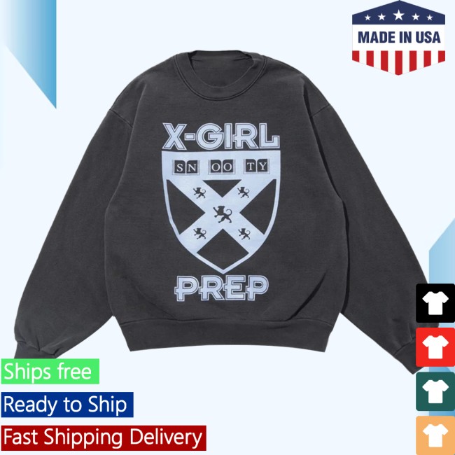 Complex Store Merch X-Girl Prep Crew Neck Sweat Complex Store Merch X-Girl Prep Crew Neck Sweat