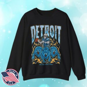 Deadthreads Store Merch Detroit Football V1 Crewneck Sweatshirt