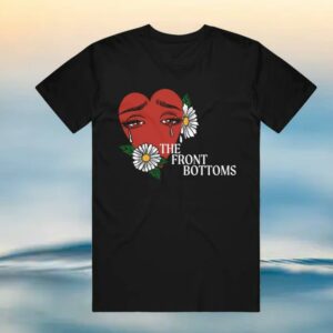 The Front Bottoms Merch Store Shop Crying Heart Black T-Shirt