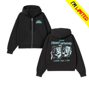 The Front Bottoms Merch Store Shop Masks Black Zip-Up