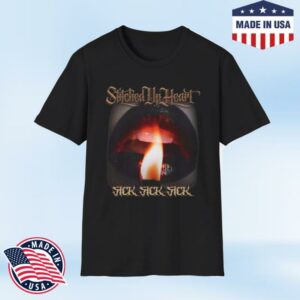 Stitched Up Heart Merch Store Sick Sick Sick Lips Tee
