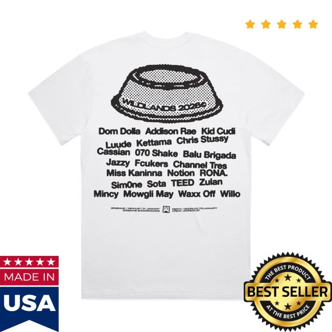 Untitled Group Merch Store Wildlands 26 Dog Shirt White Untitled Group Merch Store Wildlands 26 Dog Shirt White