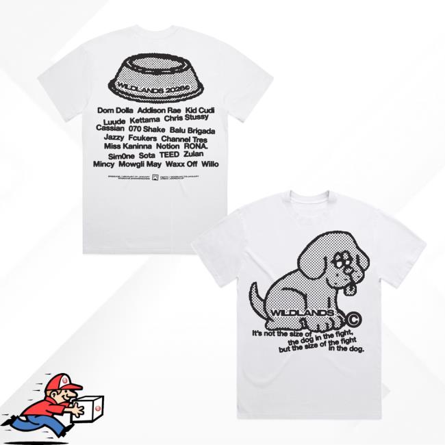 Untitled Group Merch Store Wildlands 26 Dog Shirt White Untitled Group Merch Store Wildlands 26 Dog Shirt White