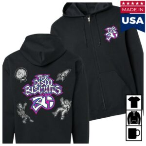 The Disco Biscuits Store Merch Tdb30 Zip Up Hoodie