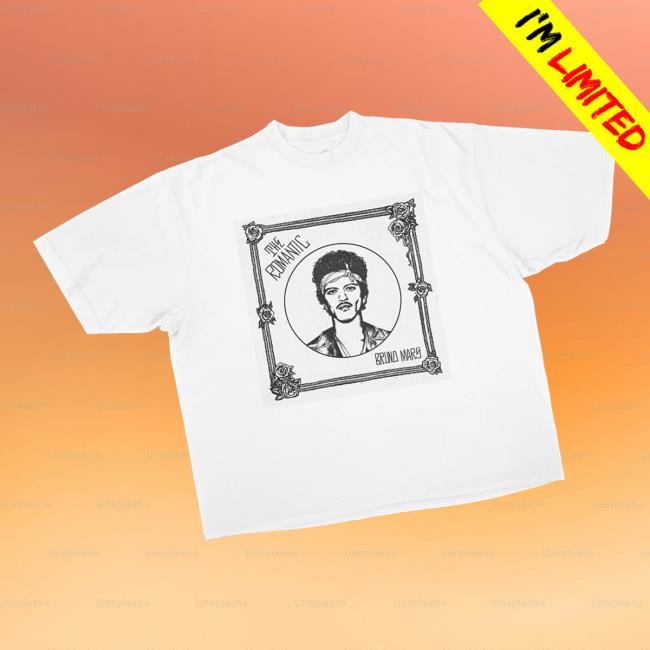Bruno Mars Merch Store The Romantic Tee Bruno Mars Merch Store The Romantic Tee