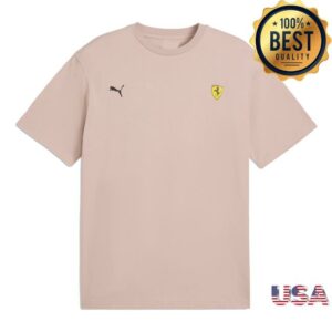 F1 Store Merch Ferrari Speed T-Shirt By Puma Beige