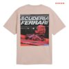 kenny F1 Store Merch Ferrari Speed T Shirt By Puma Beigea