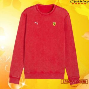 F1 Store Merch Ferrari Sweatshirt By Puma Red