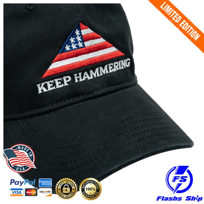 Cameron Hanes Store Merch Keep Hammering Flag Hat Cameron Hanes Store Merch Keep Hammering Flag Hat