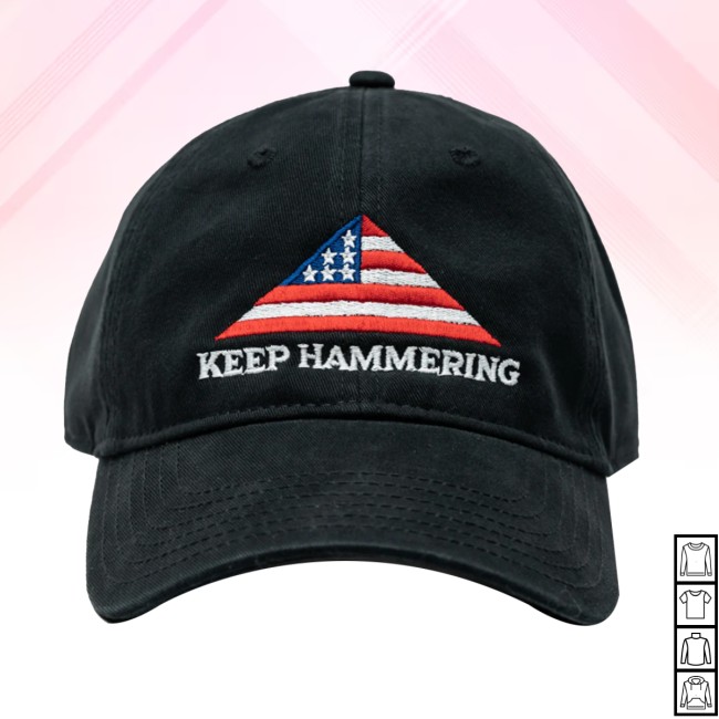 Cameron Hanes Store Merch Keep Hammering Flag Hat Cameron Hanes Store Merch Keep Hammering Flag Hat