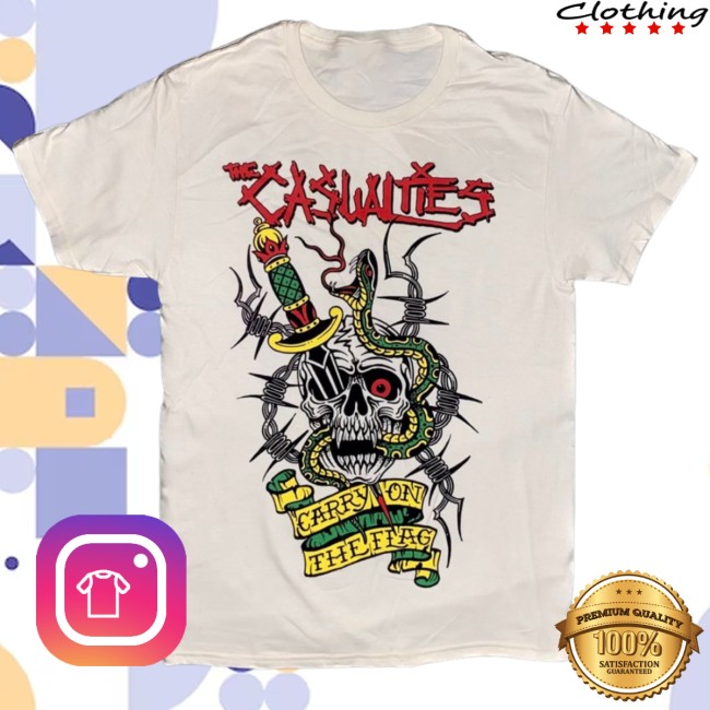 The Casualties Store Merch Carry On Tee The Casualties Store Merch Carry On Tee