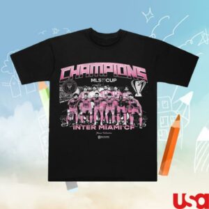 Peace Collective Merch Store Inter Miami Cf Mls Cup Champions Heavyweight T-Shirt Black